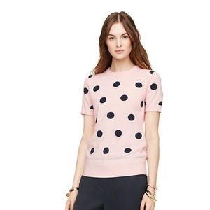 Kate Spade Intarsia Polka Dot Sweater 